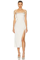 JACQUEMUS La Robe Notte in Off White, view 1, click to view large image.