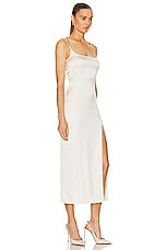 JACQUEMUS La Robe Notte in Off White, view 3, click to view large image.