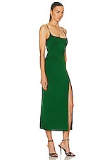 JACQUEMUS La Robe Notte in Dark Green, view 3, click to view large image.