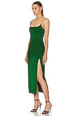 JACQUEMUS La Robe Notte in Dark Green, view 4, click to view large image.