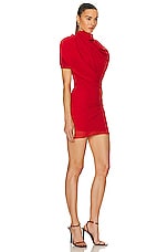 JACQUEMUS La Robe Castagna in Red, view 2, click to view large image.