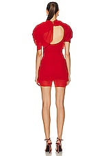 JACQUEMUS La Robe Castagna in Red, view 4, click to view large image.