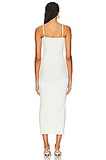 JACQUEMUS La Robe Sierra Bretelles in Off White, view 3, click to view large image.