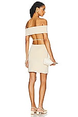 JACQUEMUS La Robe Cubista in Light Yellow, view 1, click to view large image.