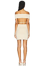 JACQUEMUS La Robe Cubista in Light Yellow, view 4, click to view large image.