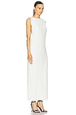 JACQUEMUS La Robe Capa in White, view 3, click to view large image.