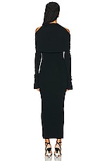 JACQUEMUS La Robe Doble in Black, view 3, click to view large image.