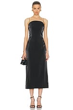 JACQUEMUS La Robe Carino in Black, view 1, click to view large image.