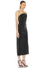 JACQUEMUS La Robe Carino in Black, view 2, click to view large image.