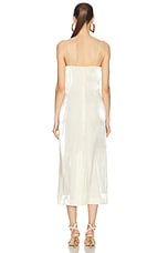 JACQUEMUS La Robe Carino in Pale Yellow, view 3, click to view large image.