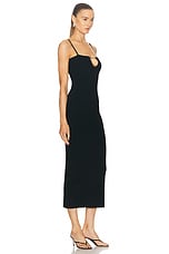 JACQUEMUS La Robe Sierra Bretelles in Black, view 2, click to view large image.