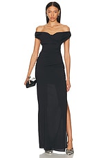 JACQUEMUS La Robe Rita Longue in Black | FWRD