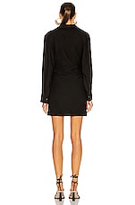 JACQUEMUS La Robe Bahia in Black, view 4, click to view large image.