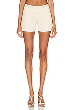JACQUEMUS Le Short Arancia in Beige, view 1, click to view large image.