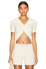 JACQUEMUSカーディガン　サイズ36 JACQUEMUS ジャックムス カーディガン 未使用 36 オレンジ