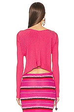 JACQUEMUS La Mailed Pralu Longue in Pink, view 3, click to view large image.