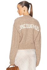 JACQUEMUS La Maille Jacquemus in Beige, view 1, click to view large image.