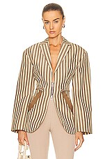 JACQUEMUS LA VESTE FILU シルクブレンドブレザー ジャケット JACQUEMUS LA VESTE FILU シルクブレンドブレザー ジャケット