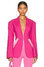 JACQUEMUS La Veste Filu in Pink, view 1, click to view large image.