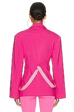 JACQUEMUS La Veste Filu in Pink, view 3, click to view large image.
