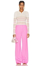 JACQUEMUS Le Pantalon Sauge in Pink, view 4, click to view large image.