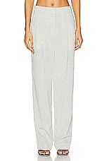 JACQUEMUS Le Pantalon Titolo in Light Grey, view 1, click to view large image.