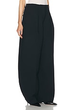 JACQUEMUS Le Pantalon Ovalo in Black, view 2, click to view large image.