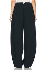 JACQUEMUS Le Pantalon Ovalo in Black, view 3, click to view large image.