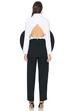 JACQUEMUS Le Pantalon Rond in Black, view 3, click to view large image.