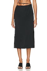 JACQUEMUS La Jupe Notte Skirt in Black, view 1, click to view large image.