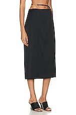 JACQUEMUS La Jupe Notte Skirt in Black, view 2, click to view large image.