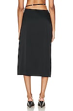 JACQUEMUS La Jupe Notte Skirt in Black, view 4, click to view large image.