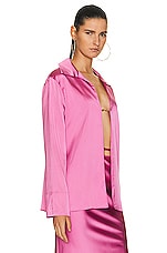 JACQUEMUS La Chemise Notte in Pink, view 2, click to view large image.