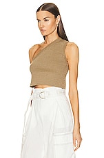 JACQUEMUS La Mailed Ascu in Light Khaki, view 3, click to view large image.
