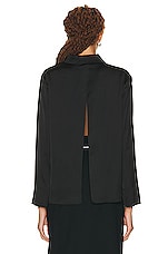 JACQUEMUS La Chemise Notte in Black, view 3, click to view large image.