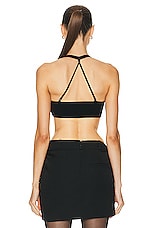 JACQUEMUS Le Bandeau Frivolli Top in Black, view 3, click to view large image.