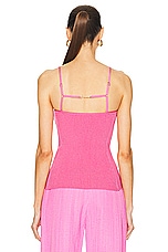 JACQUEMUS Le Haut Sierra in Neon Pink, view 4, click to view large image.