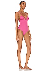 JACQUEMUS Le Maillot Pila Swimsuit in Pink, view 2, click to view large image.