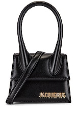 JACQUEMUS Le Chiquito Bag in Black, view 3, click to view large image.