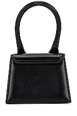 JACQUEMUS Le Chiquito Bag in Black, view 4, click to view large image.