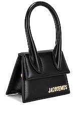 JACQUEMUS Le Chiquito Bag in Black, view 5, click to view large image.