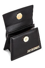 JACQUEMUS Le Chiquito Bag in Black, view 6, click to view large image.