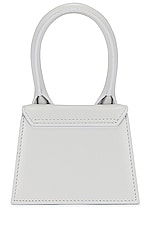 JACQUEMUS Le Chiquito Bag in White, view 4, click to view large image.