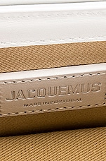 JACQUEMUS Le Chiquito Bag in White, view 7, click to view large image.