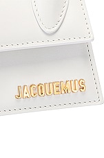 JACQUEMUS Le Chiquito Bag in White, view 8, click to view large image.