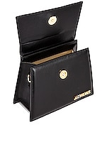 JACQUEMUS Le Chiquito Noeud Bag in Black, view 6, click to view large image.