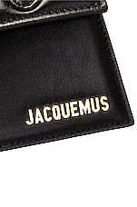 JACQUEMUS Le Chiquito Noeud Bag in Black, view 8, click to view large image.