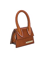 JACQUEMUS Le Chiquito Bag in Brown, view 4, click to view large image.