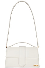 JACQUEMUS Le Bambinou Bag in White, view 6, click to view large image.