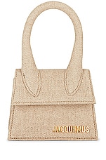 JACQUEMUS Le Chiquito Bag in Beige, view 1, click to view large image.